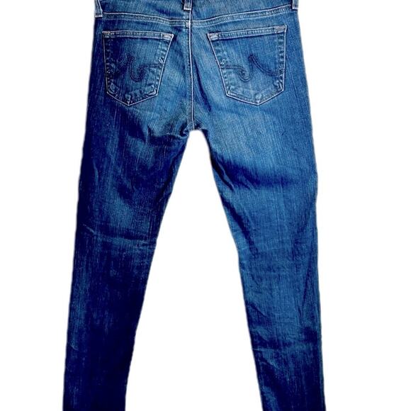 Women’s AG Adriano Goldschmied Jeans Stilt cigarette, low rise dark wash Sz 27R - Picture 4 of 5